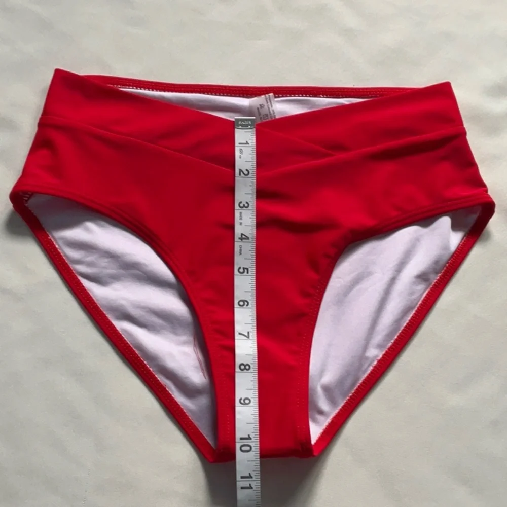 Shekini Red Bikini Set Two Piece Womens Size S - Picture 7 of 8